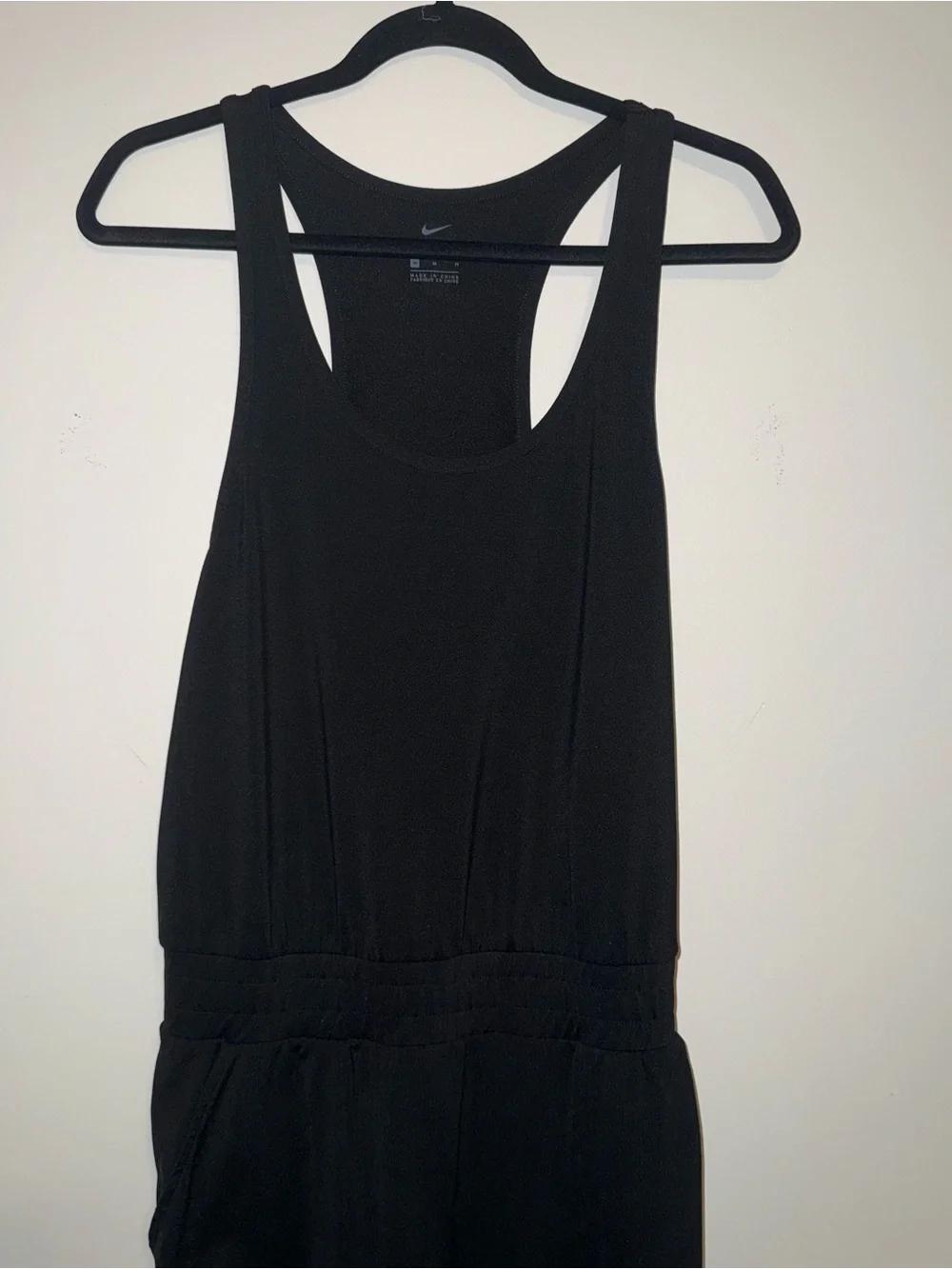 Nike Black Dri-FIT Sleeveless Jumpsuit